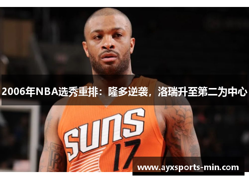 2006年NBA选秀重排：隆多逆袭，洛瑞升至第二为中心